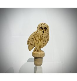 Owl Birch Burlwood Bottle Top