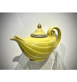 Vintage Yellow Aladdin Teapot with Strainer