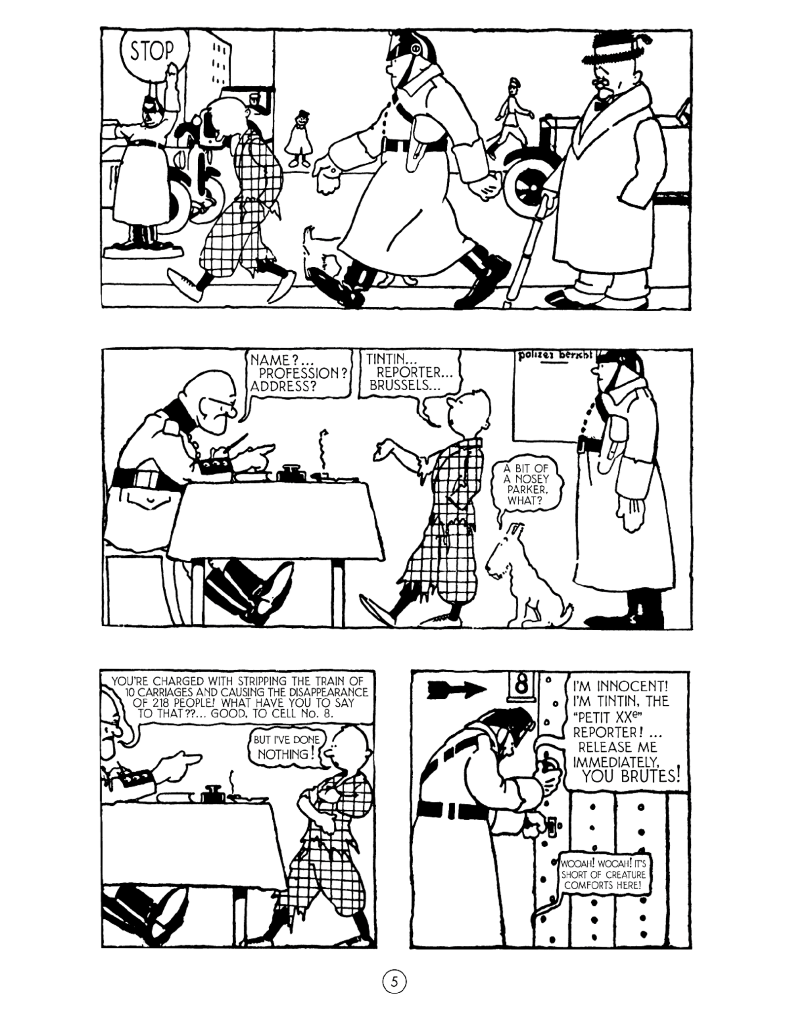 Adventures of Tintin in the Land of the Soviets