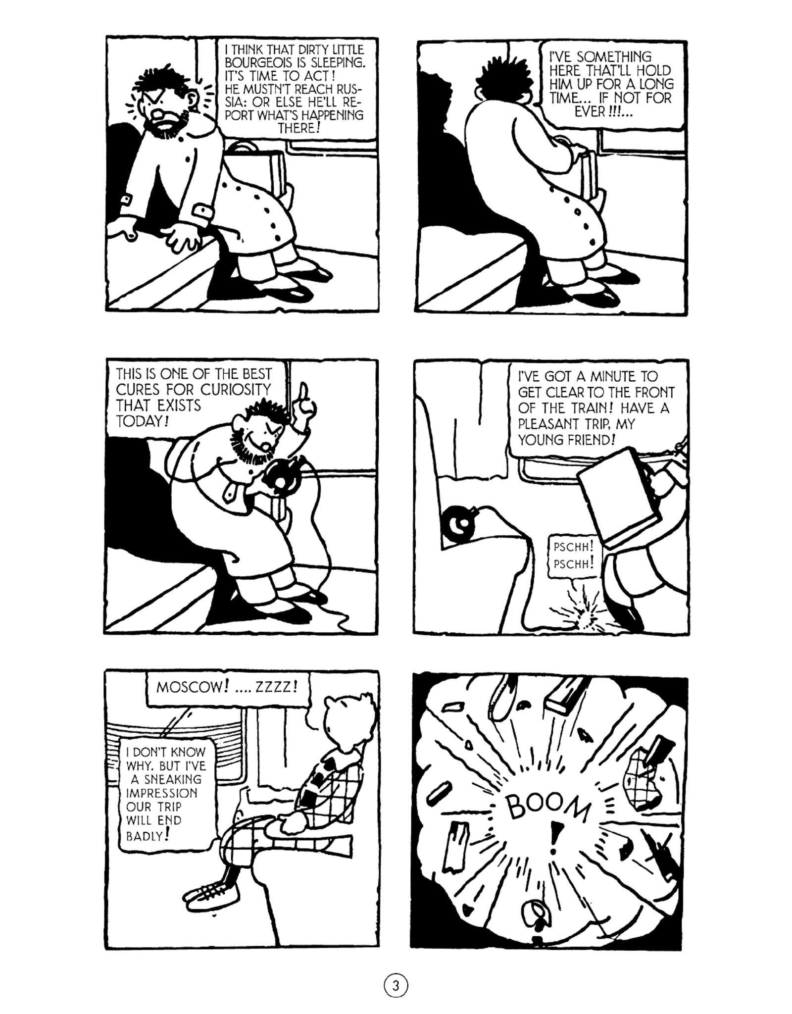 Adventures of Tintin in the Land of the Soviets