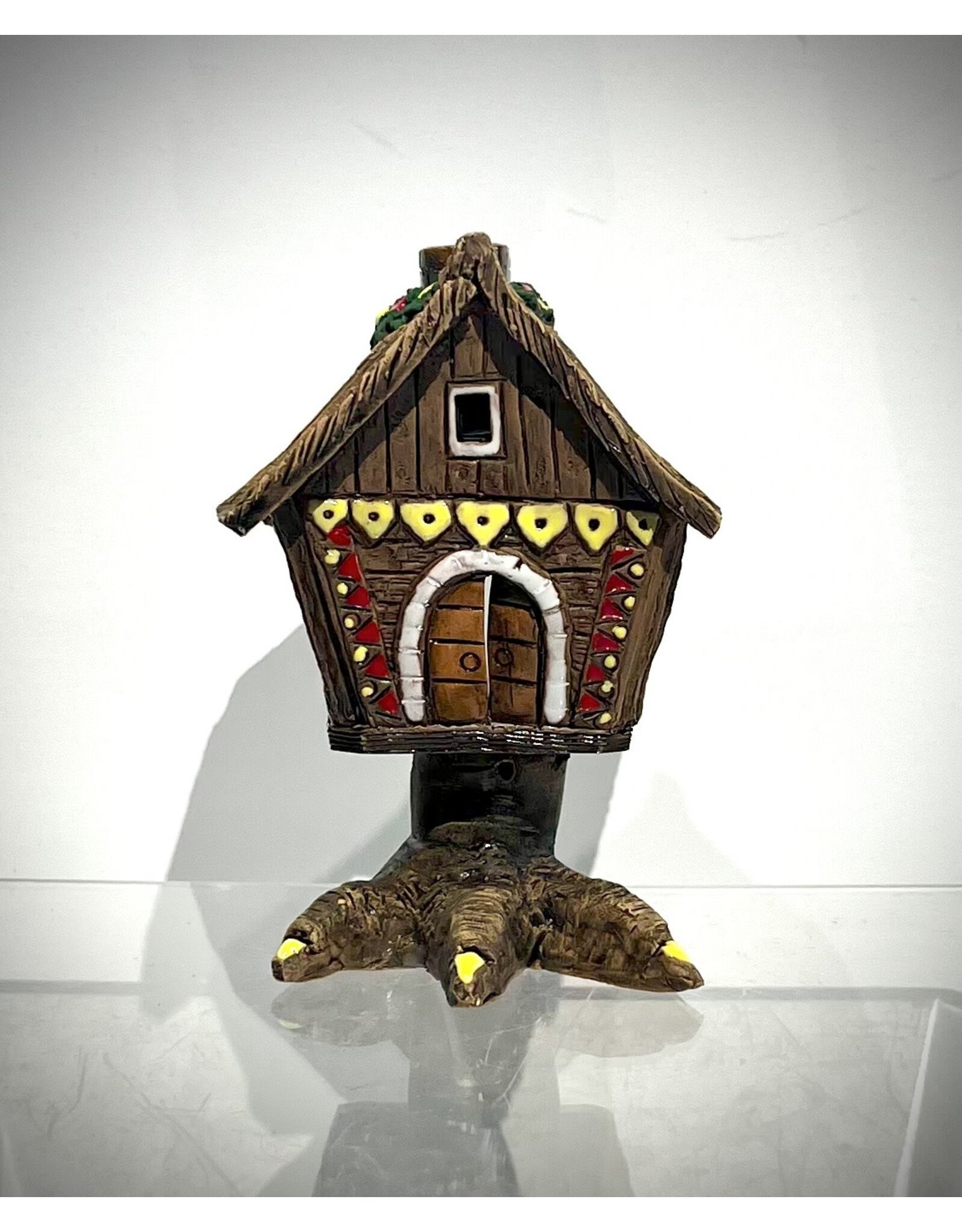 Baba Yaga's Hut on Chicken Legs Candle Holder