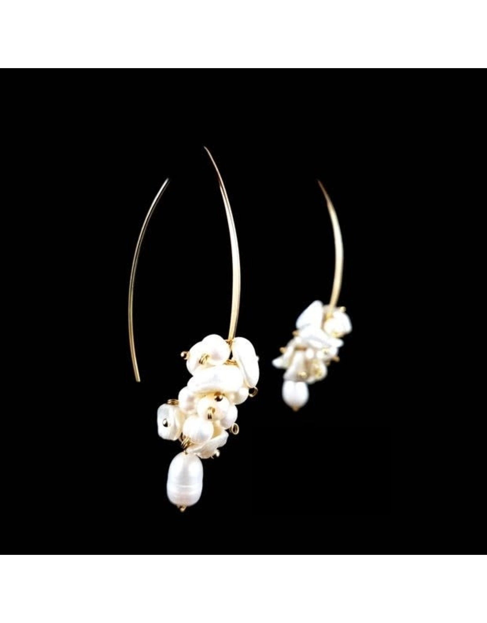Pearl Bouquet Earrings
