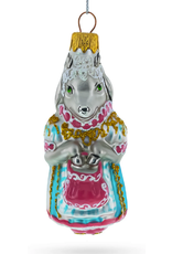 Ukrainian Folktale Goat Maiden Glass Ornament