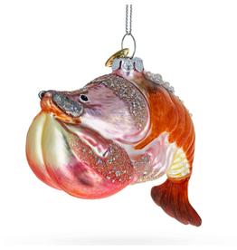 Sparkles Encrusted Lobster Glass Ornament