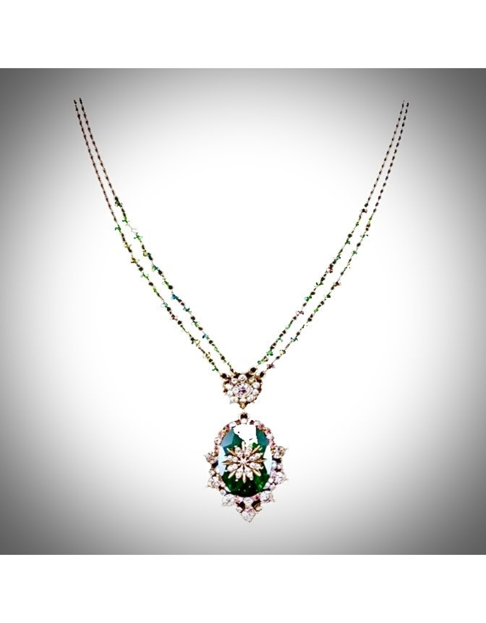 Imperial Swarovski Crystal Necklace (Green)