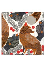 Marimekko Fox Berry Luncheon Napkins Ketunmarja