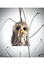 Sparkling Tawny Owl Ornament