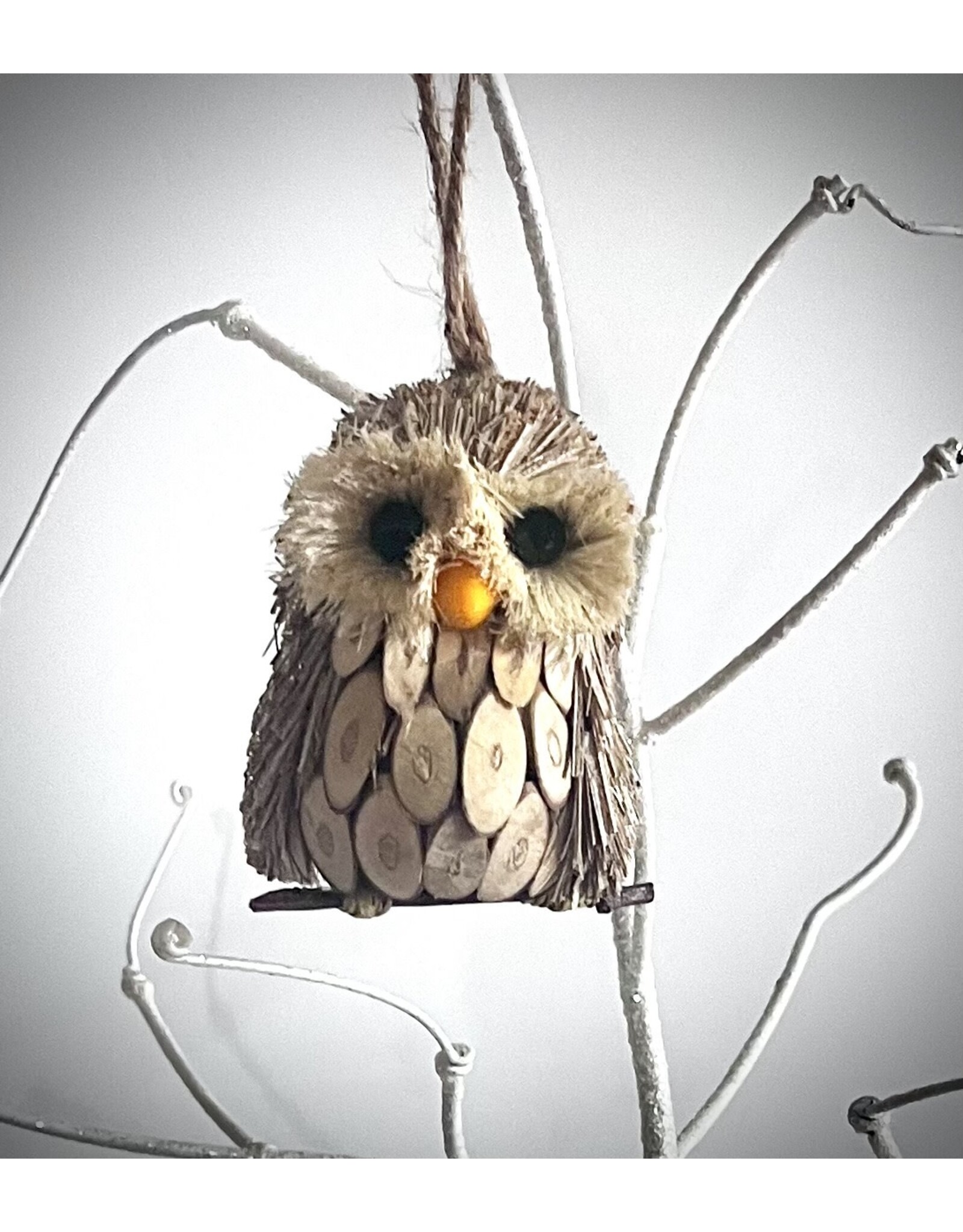Sparkling Tawny Owl Ornament