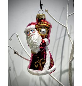 Grandfather Frost with Clock Ornament