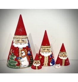 Cone Santa Nesting Set 5pc