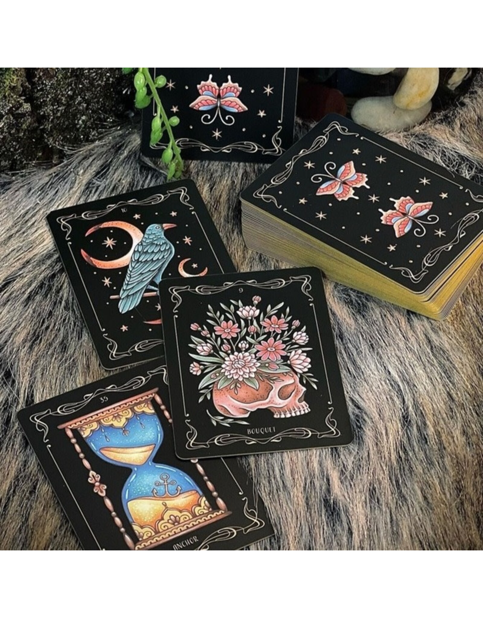 Nocturnal Garden Lenormand Divination Cards