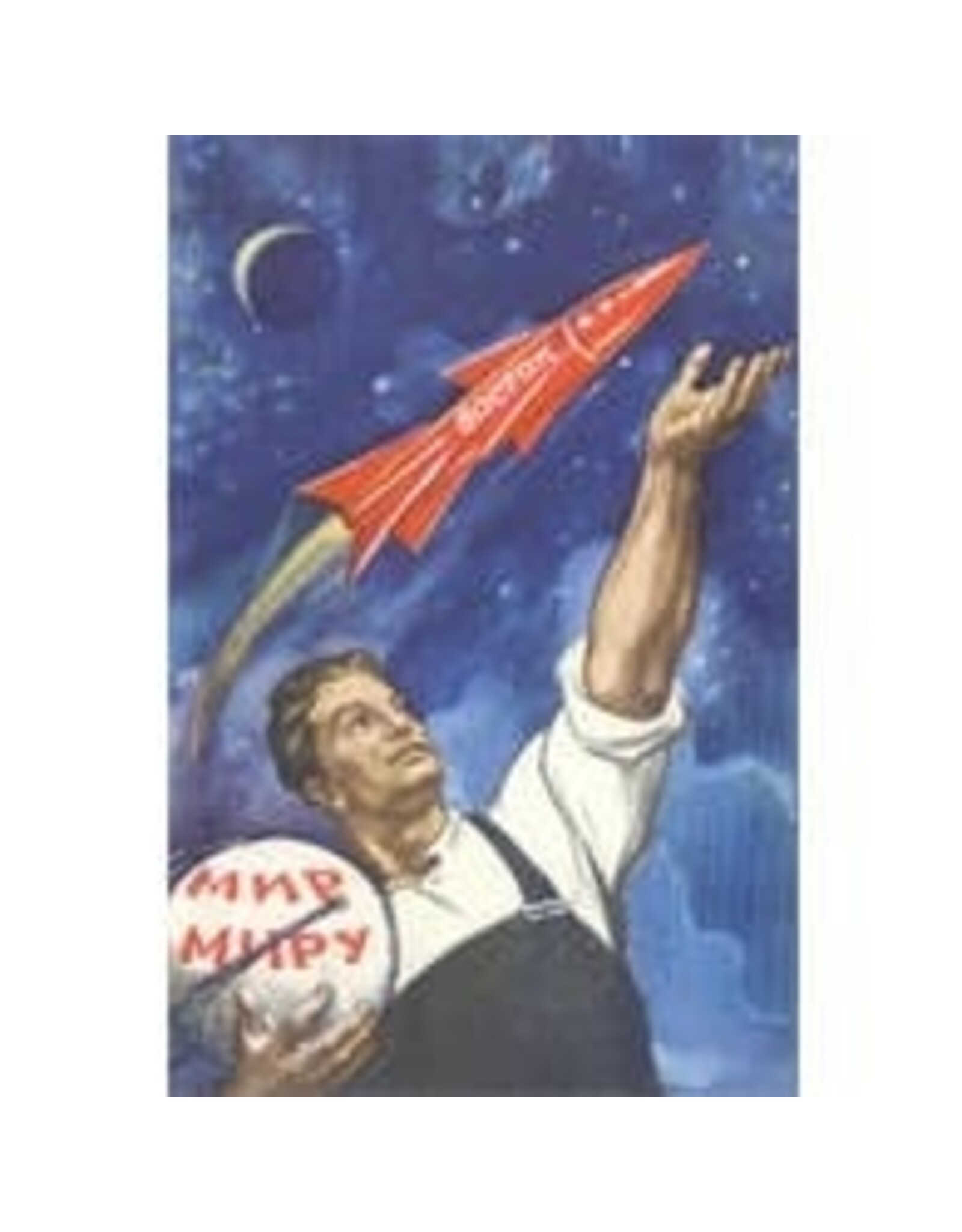 Peace to the World - Soviet Space Sticker