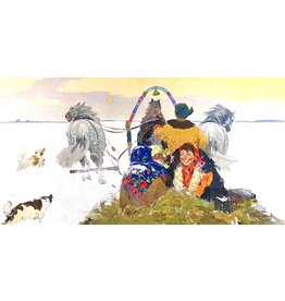 Nikolai Baskakov, Russian Troika 11" x 17" Print