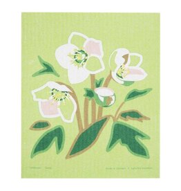 Hellebores Swedish Dishcloth