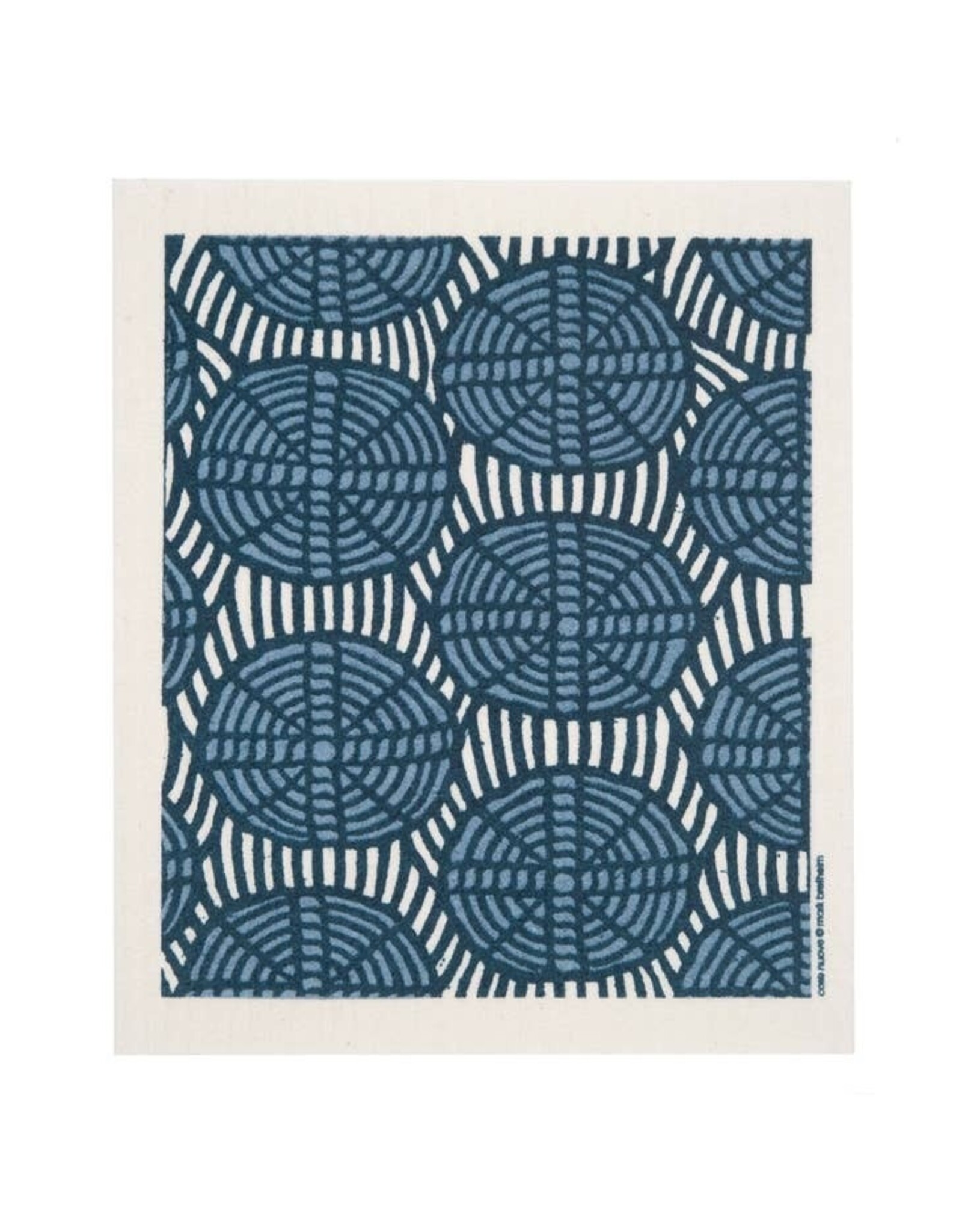 Blue Oval Weave Swedish Dishcloth