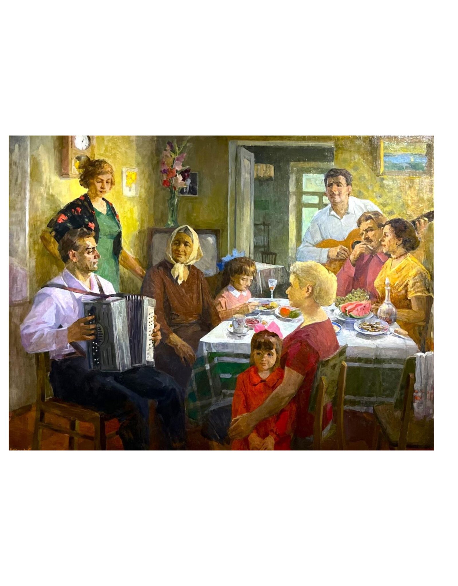Shmelev, Birthday Party Postcard