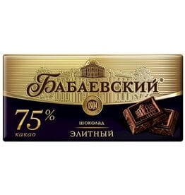 Babaevsky Elite 75% Dark Chocolate