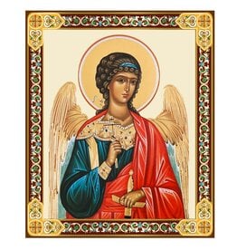 Guardian Angel Gold Foil Wooden  Small Icon