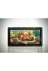 Vintage Mstera Lacquer Box "A Troika in Suzdal"