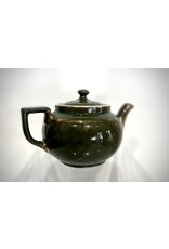 Vintage Hall Green and Gold Teapot