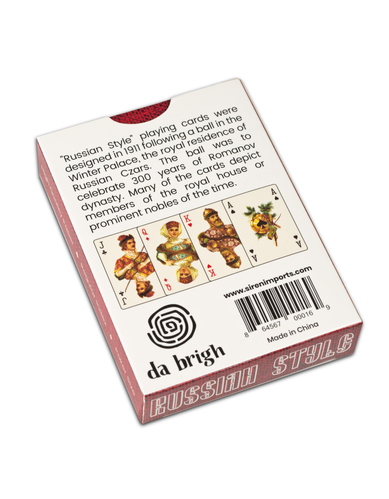 Romanov Tricentenary Imperial Playing Cards (Red)