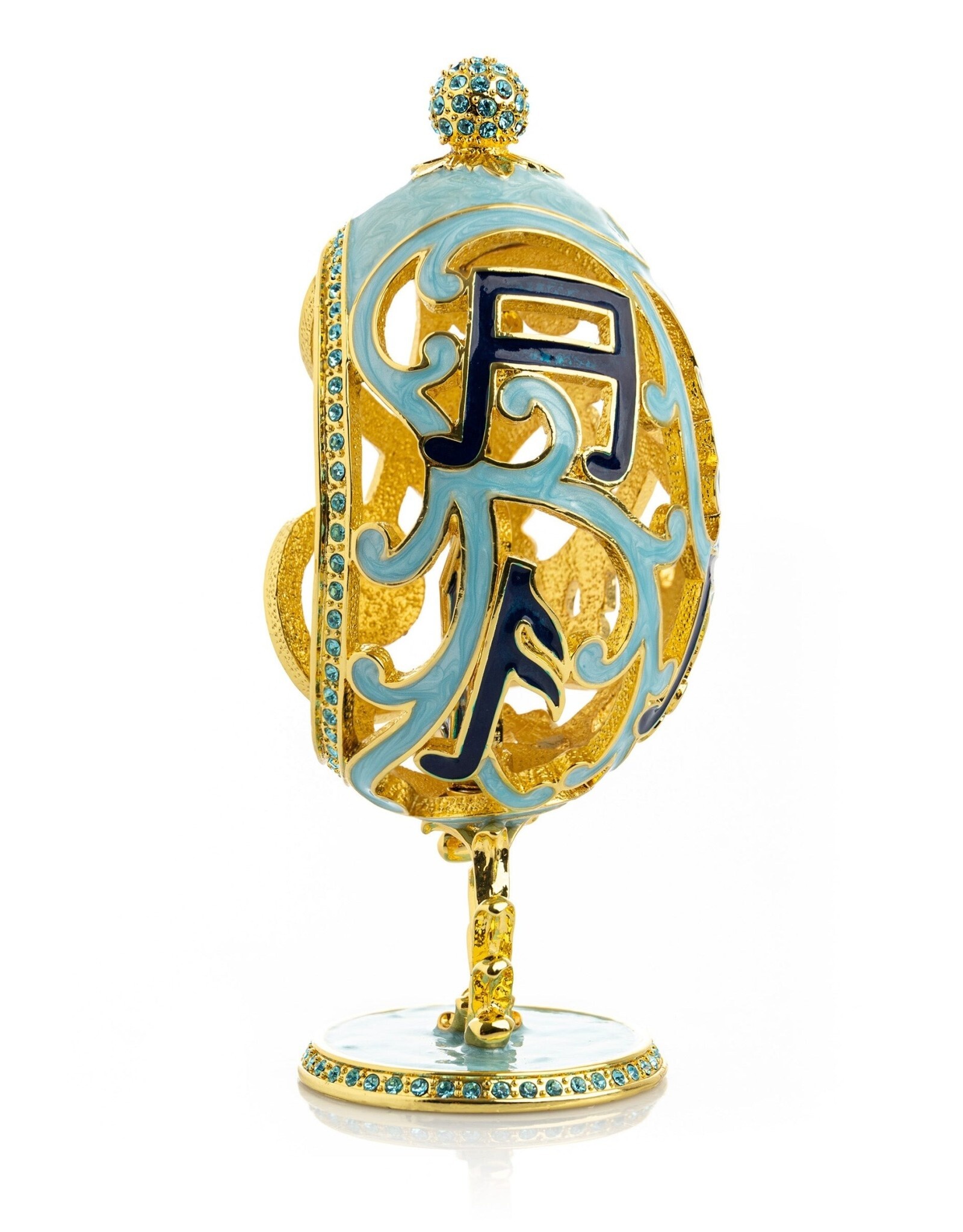 Fabergé Inspired Treble Clef Imperial Egg