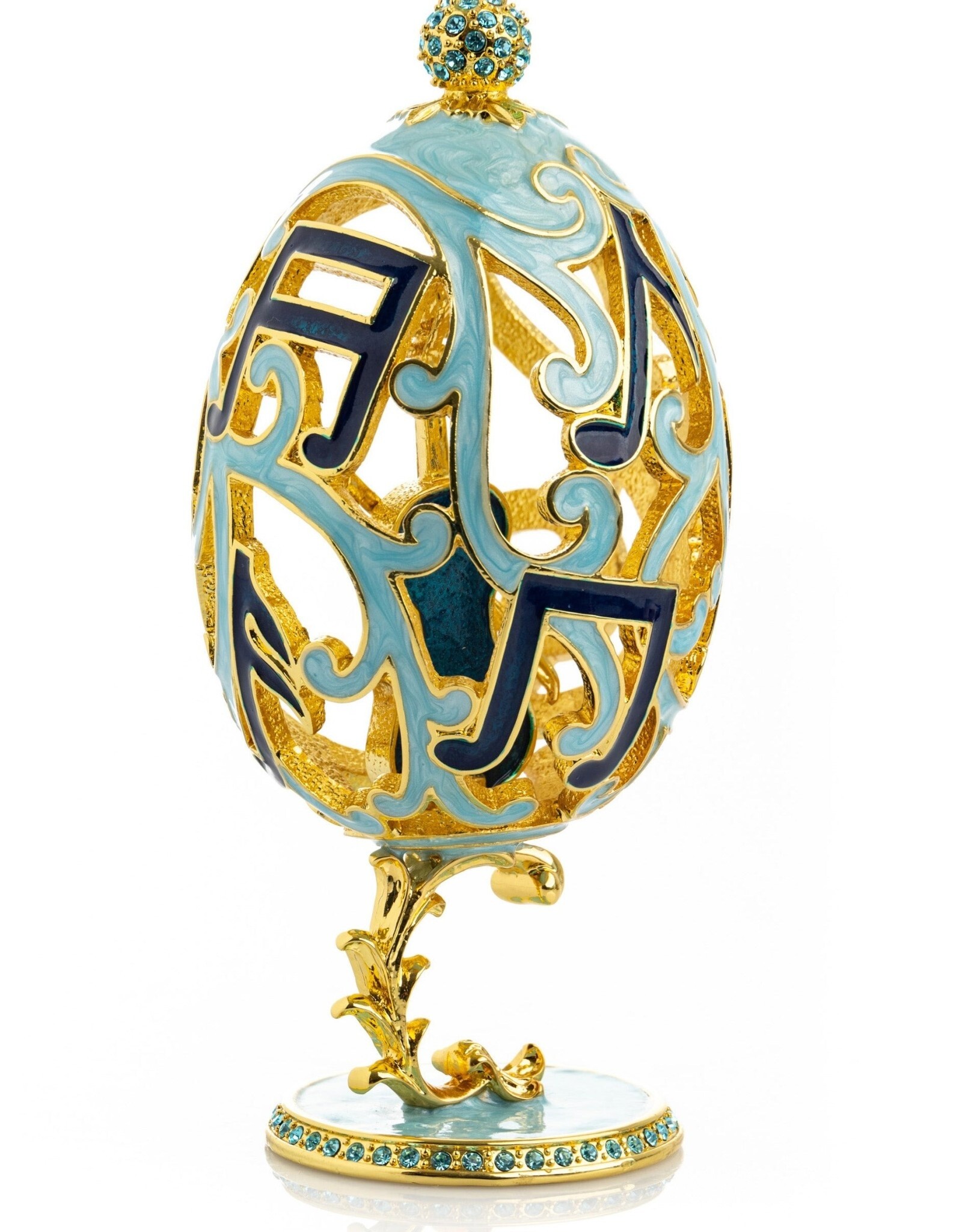 Fabergé Inspired Treble Clef Imperial Egg