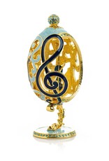 Fabergé Inspired Treble Clef Imperial Egg