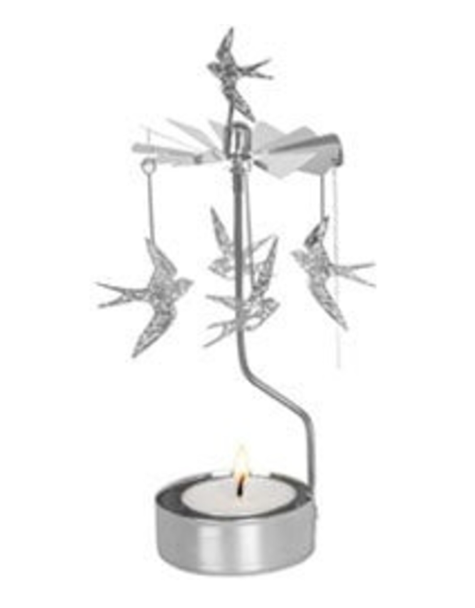 Silver Swallow Rotary Candleholder