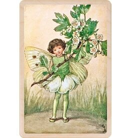 The May Fairy Wooden Postcard