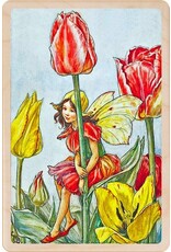 The Tulip Fairy Wooden Postcard