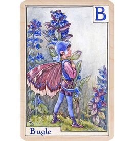 The Bugle Fairy Wooden Postcard