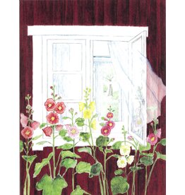 Summer Window Watercolor Card
