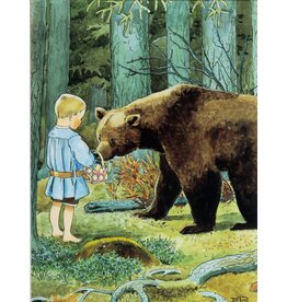 Bear in Forest Postcard