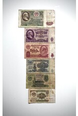 Set of Soviet Rubles