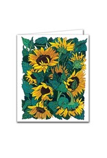 "Sunflowers" Blank Notecard