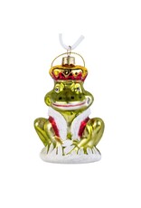 The Frog Prince Glass Ornament