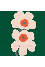 Marimekko Poppy Paper Napkins (Green)