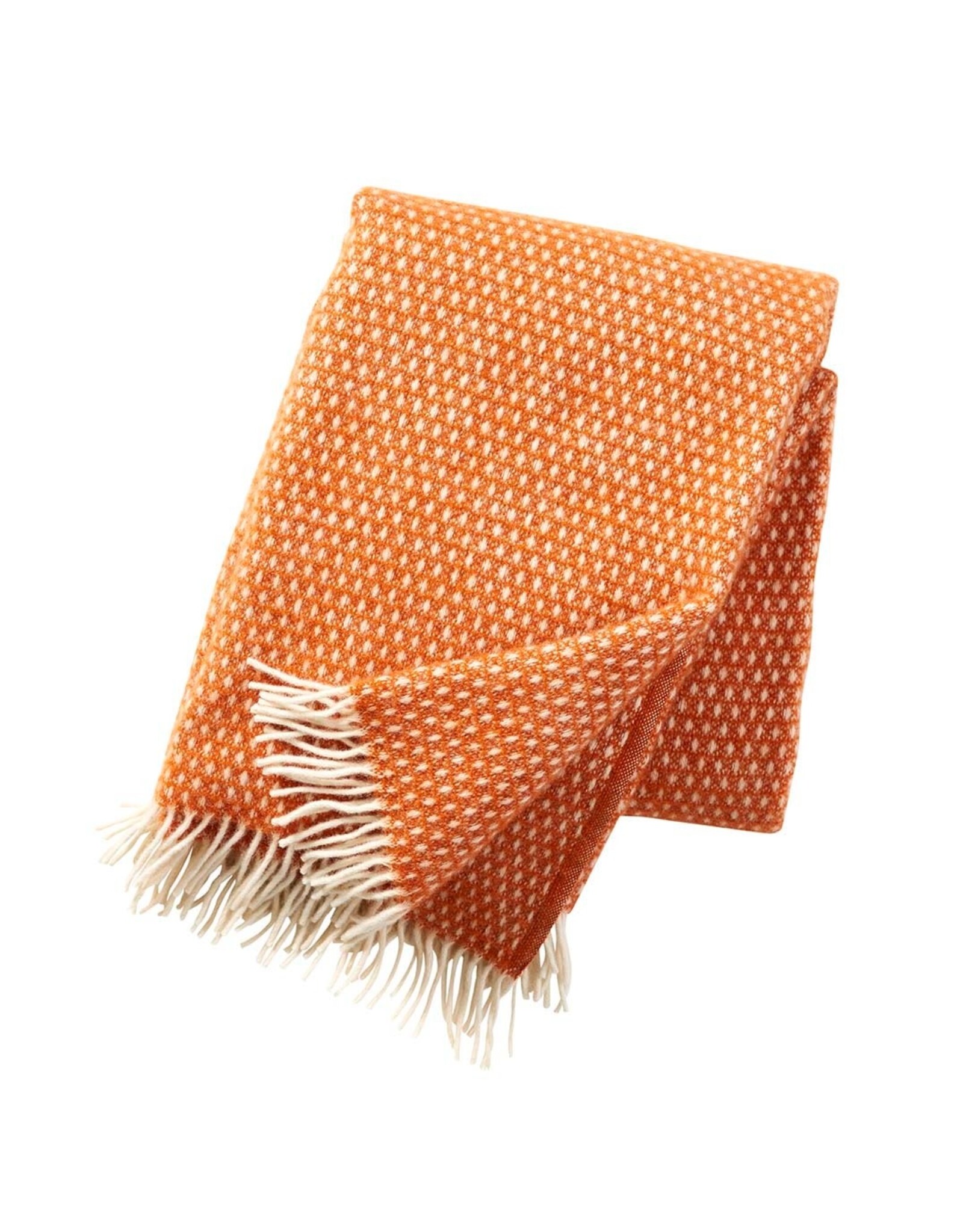 Klippan Konstantin Orange Wool Throw