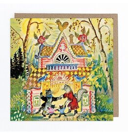 Cat's House Greeting Card