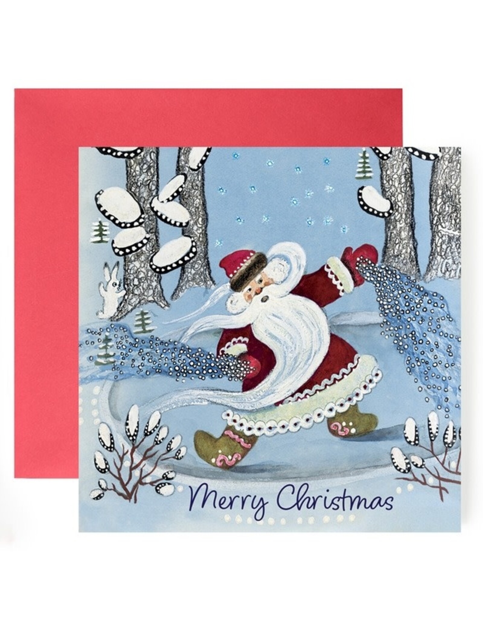 Father Frost Merry Christmas Greeting Card