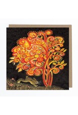 Fiery Bush and Hare Greeting Card