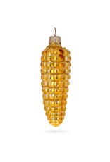 Glittering Corn Glass Ornament