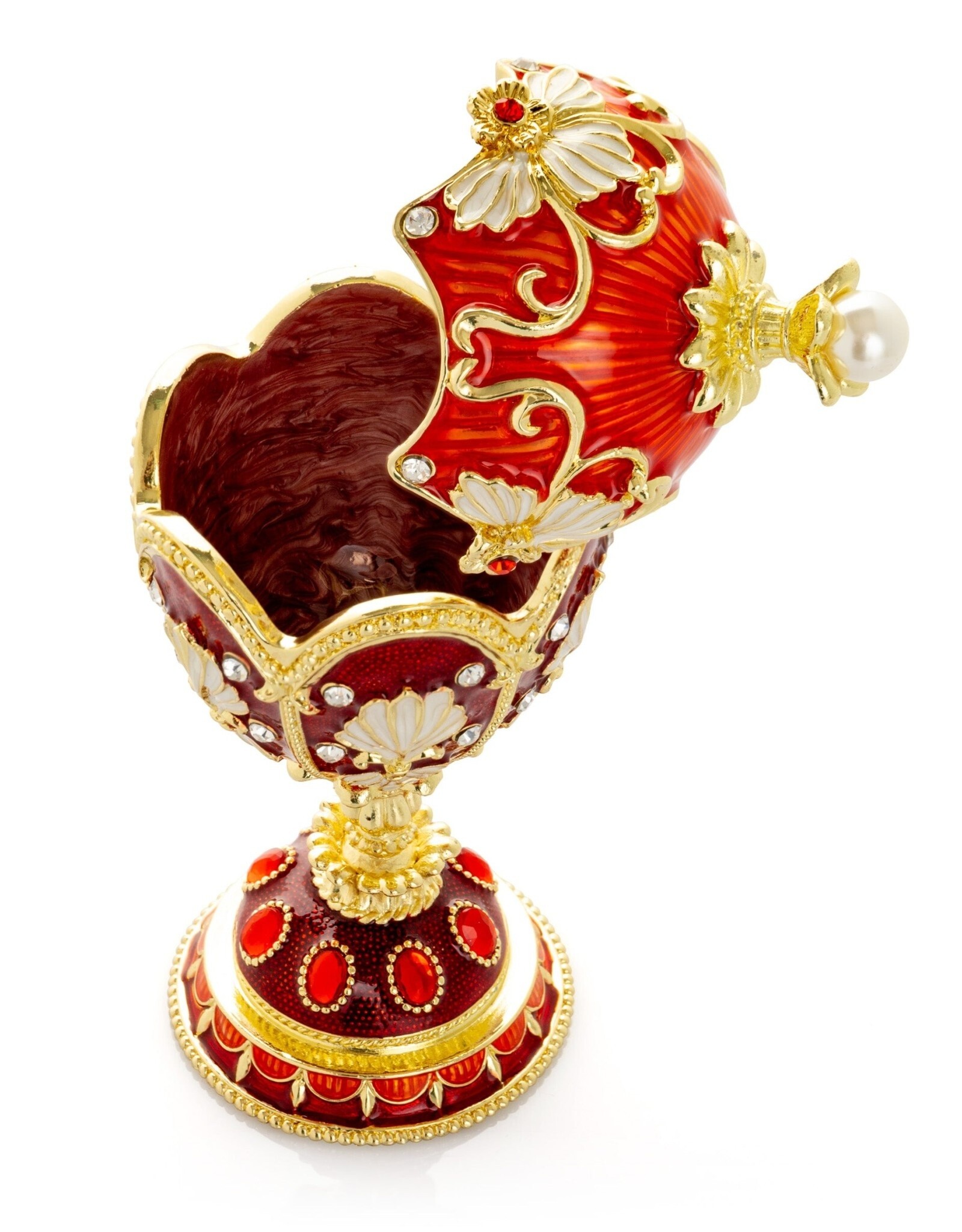 Faberge Inspired Imperial Russian  Music Box Egg