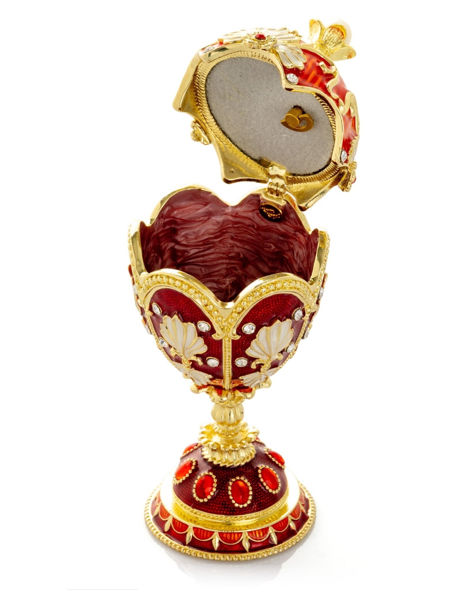 Faberge Inspired Imperial Russian  Music Box Egg