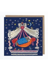 Kitten in a Cradle Greeting Card