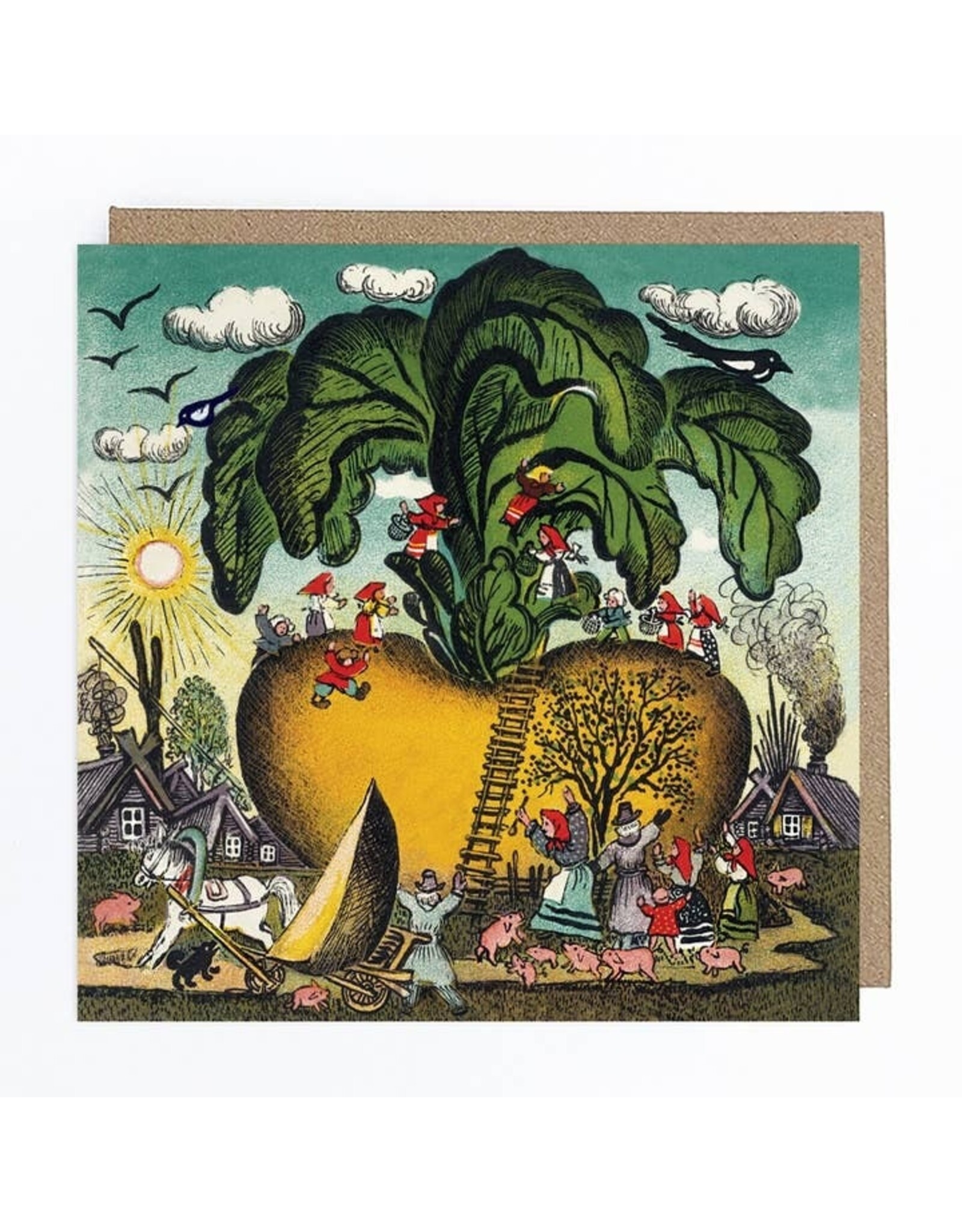 The Enormous Turnip Greeting Card