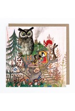 Magpie's Guests Greeting Card