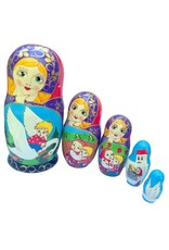 The Magic Swan Fairytale Nesting Doll