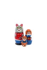 Cat Family Matryoshka 3pc